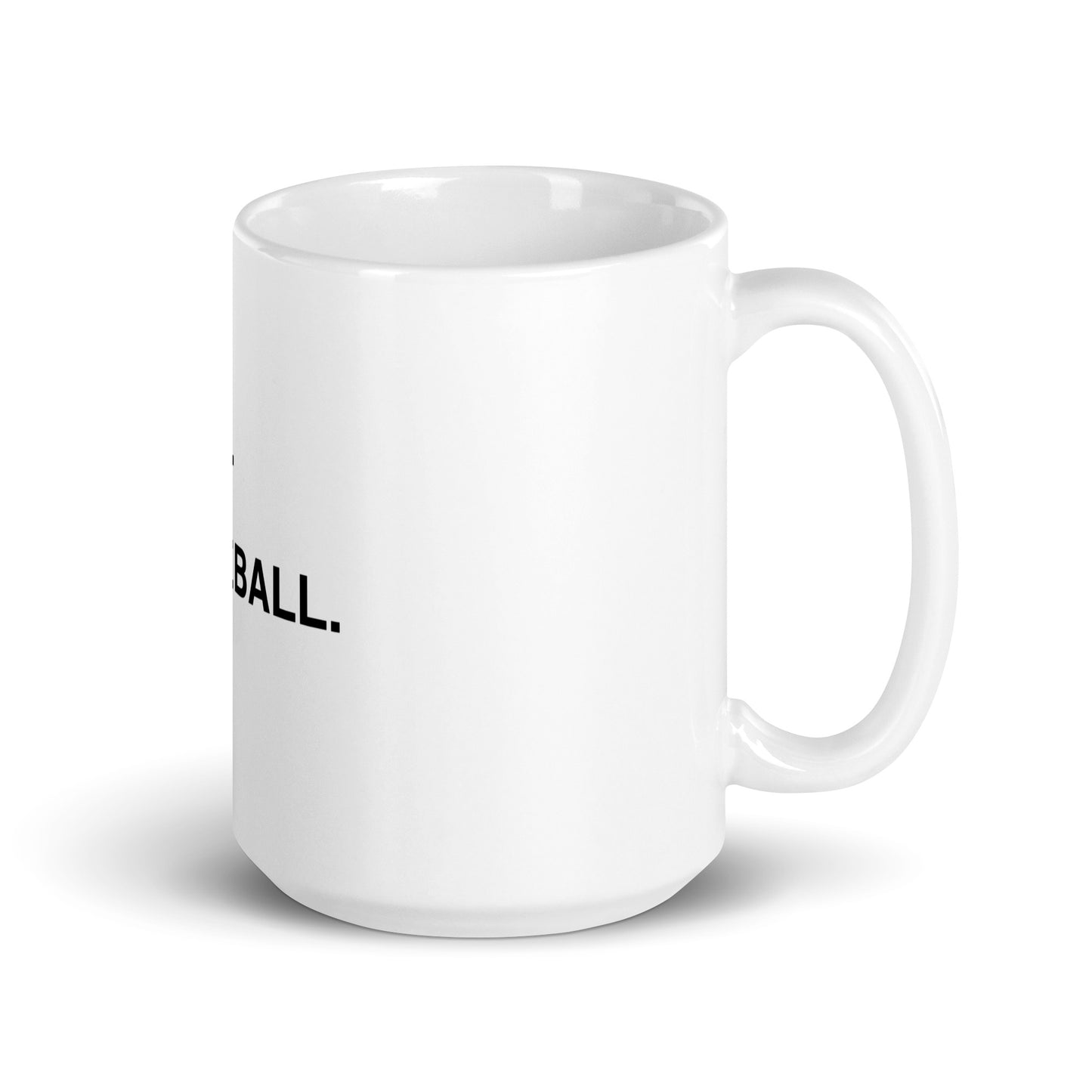 Sorry. Can't. Pickleball. Bye. White Coffee Mug